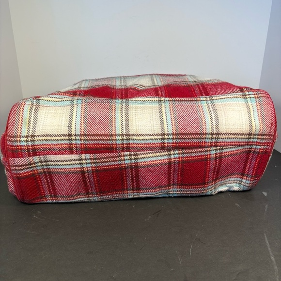 Hollister Plaid Travel Weekend Summer Fabric Bag - Picture 4 of 13